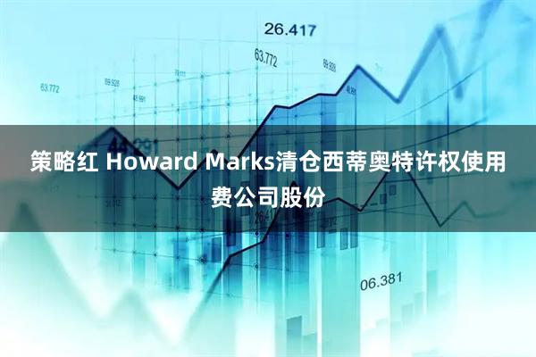 策略红 Howard Marks清仓西蒂奥特许权使用费公司股份