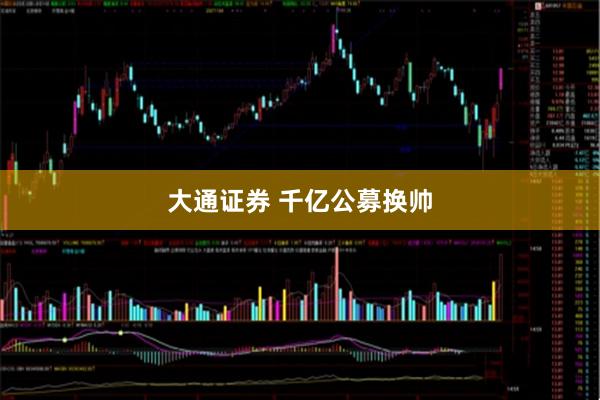 大通证券 千亿公募换帅